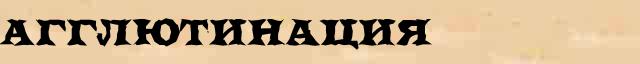 Агглютинация Справочная информация о Агглютинация в онлайн словаре иностранных терминов